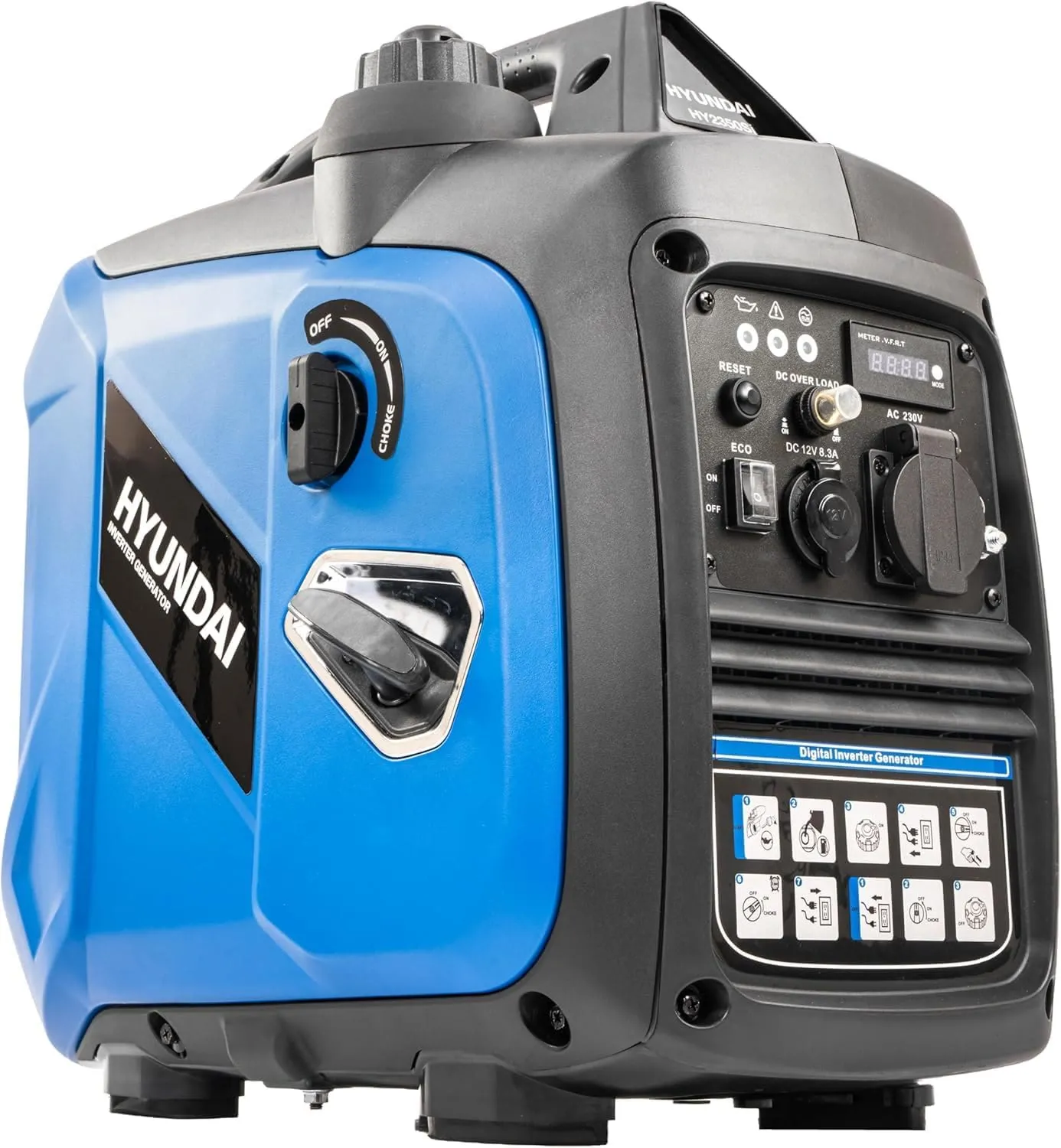 Groupe électrogène inverter Hyundai HY2350Si, 1800 W continus